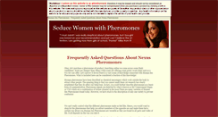 Desktop Screenshot of human-sex-pheromones.info