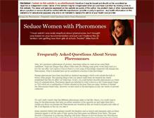 Tablet Screenshot of human-sex-pheromones.info